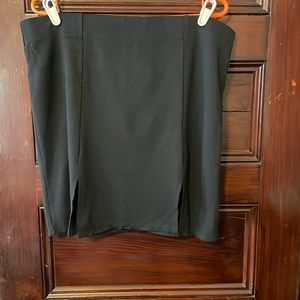 Curvy Double Split Skirt